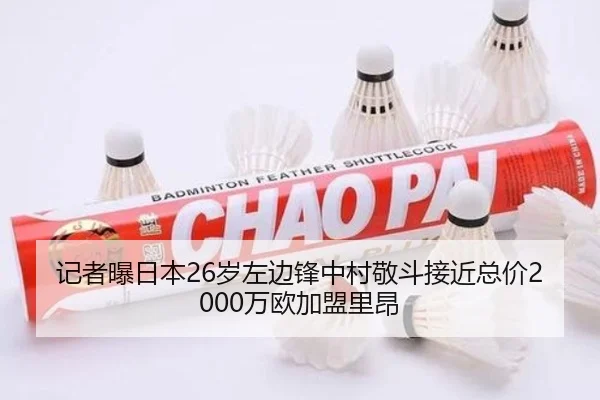 记者曝日本26岁左边锋中村敬斗接近总价2000万欧加盟里昂
